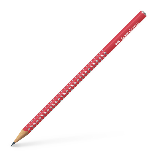 Bleistift Sparkle candy cane red