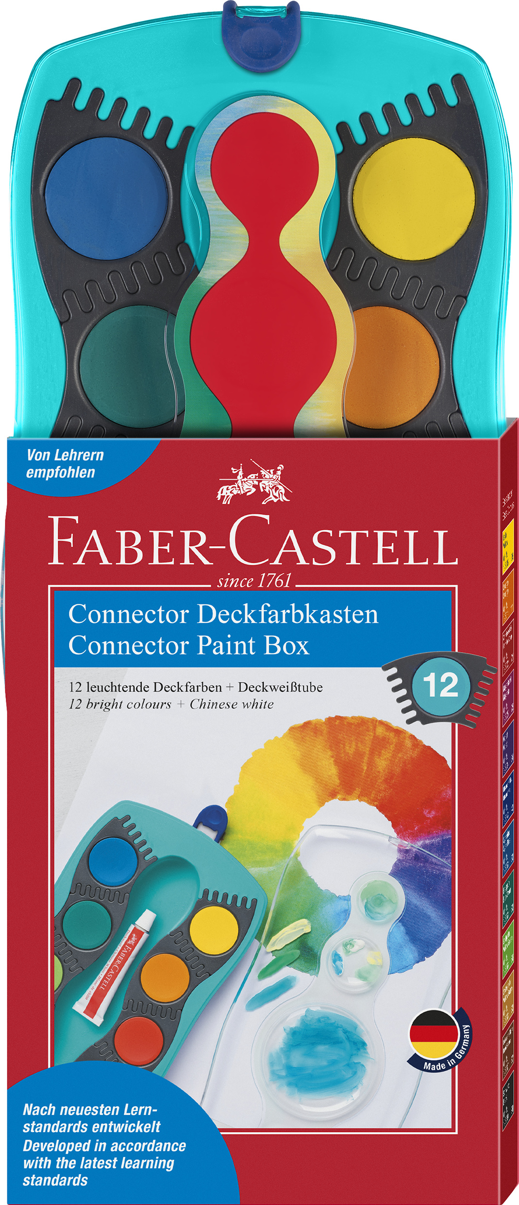Farbkasten Connector 12er Türkis