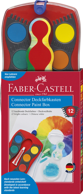 Farbkasten Connector 12er Rot