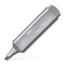 Textliner Metallic Shiny Silber