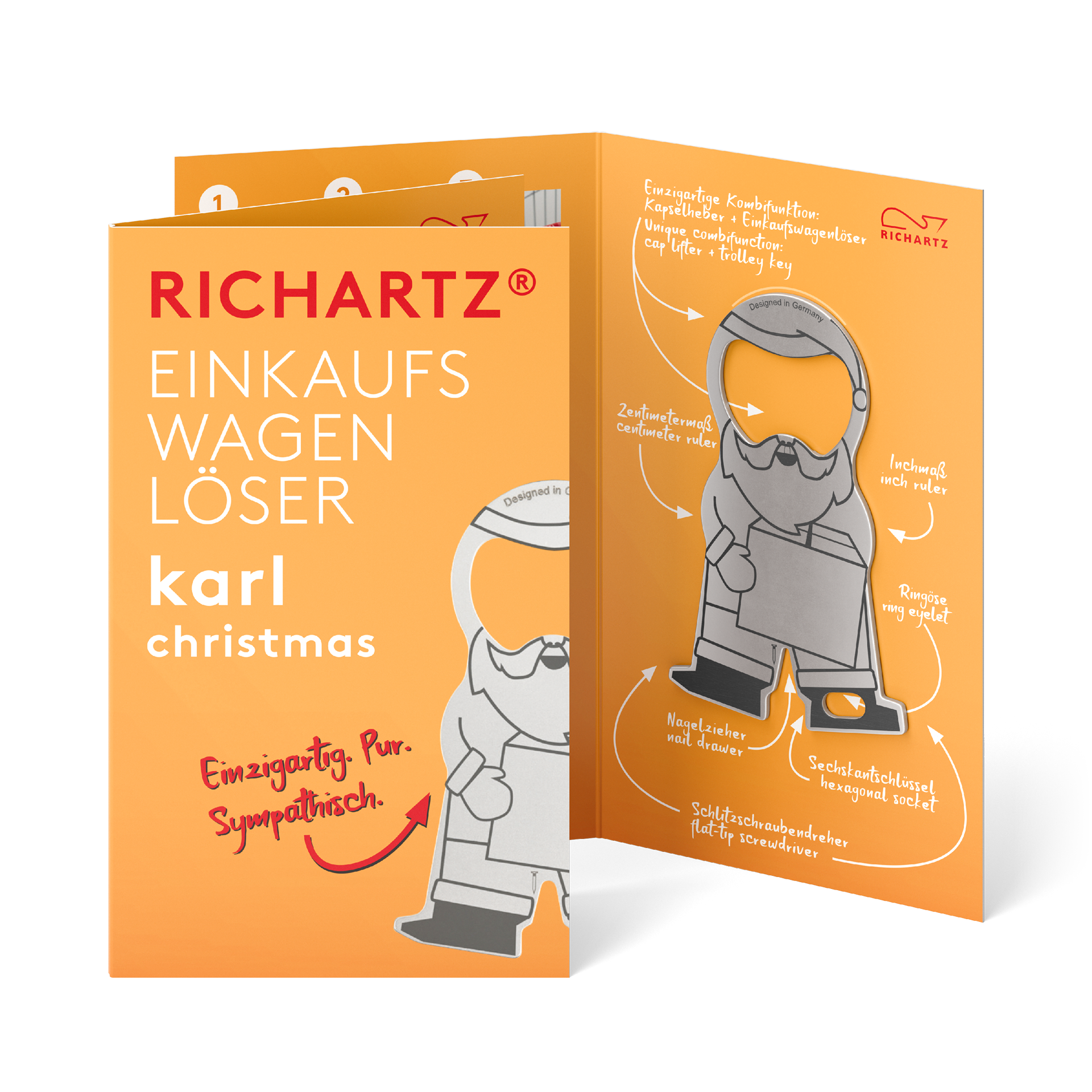 RICHARTZ® EINKAUFSWAGENLÖSER karl christmas
