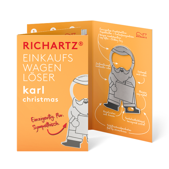 RICHARTZ® EINKAUFSWAGENLÖSER karl christmas