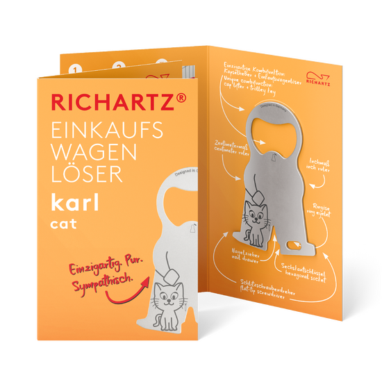 RICHARTZ® EINKAUFSWAGENLÖSER karl cat