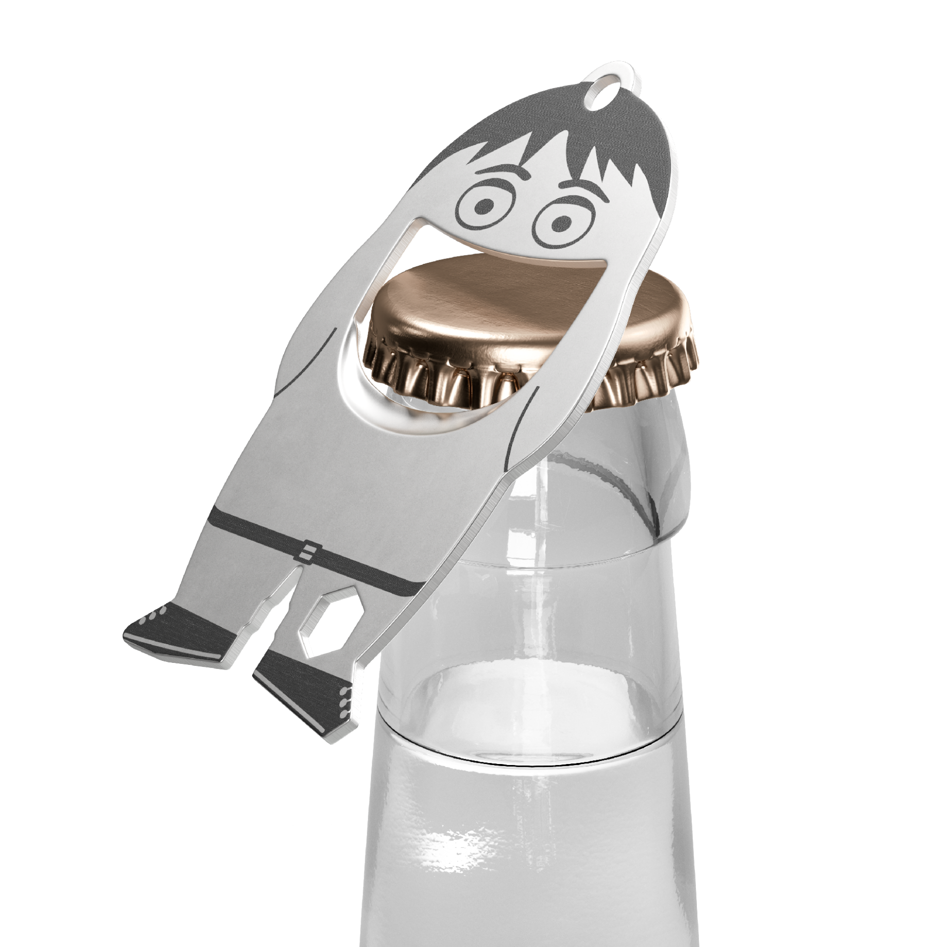 RICHARTZ® FLASCHENÖFFNER fred hipster