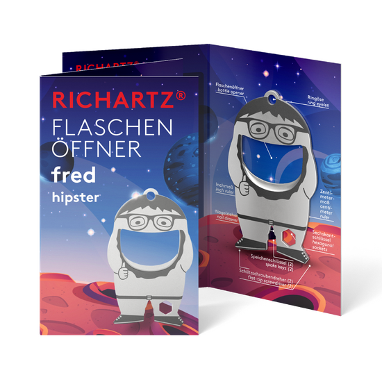 RICHARTZ® FLASCHENÖFFNER fred hipster