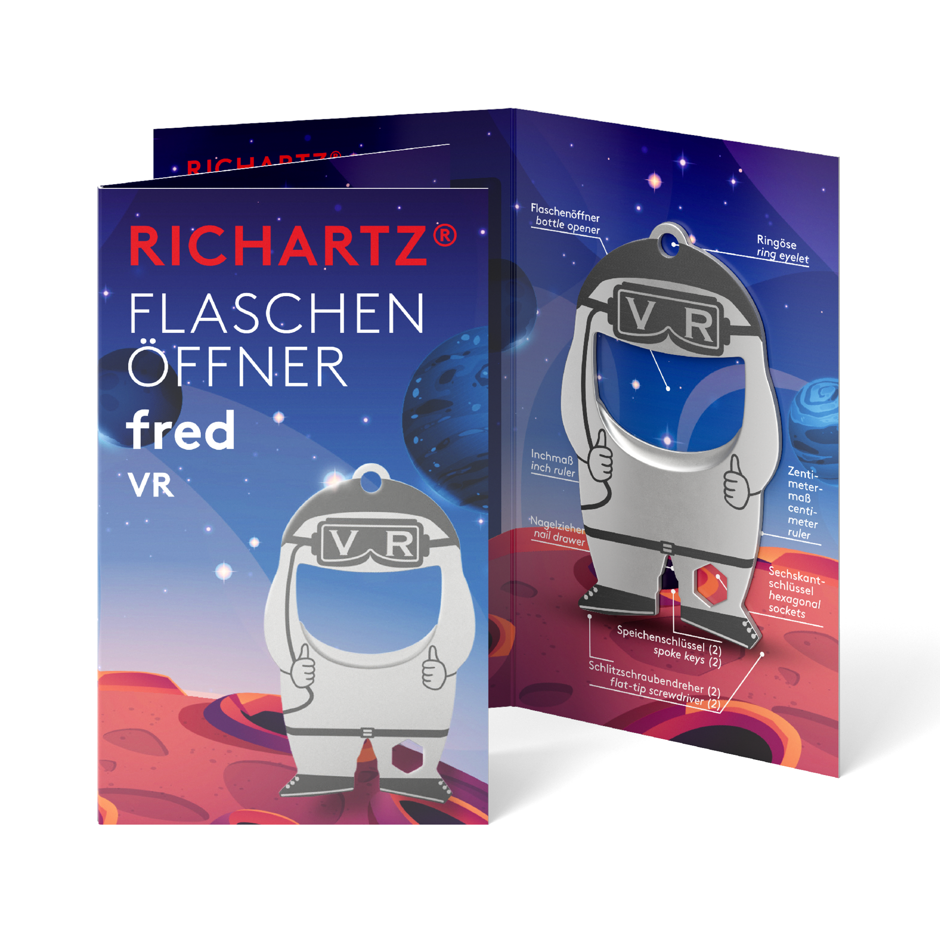 RICHARTZ® FLASCHENÖFFNER fred vr