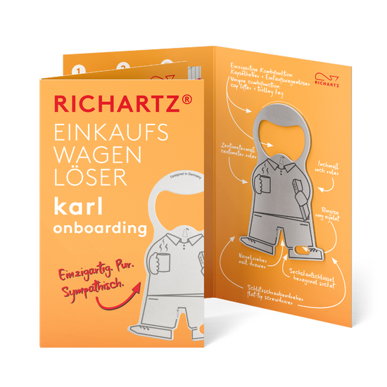 RICHARTZ® EINKAUFSWAGENLÖSER karl onboarding