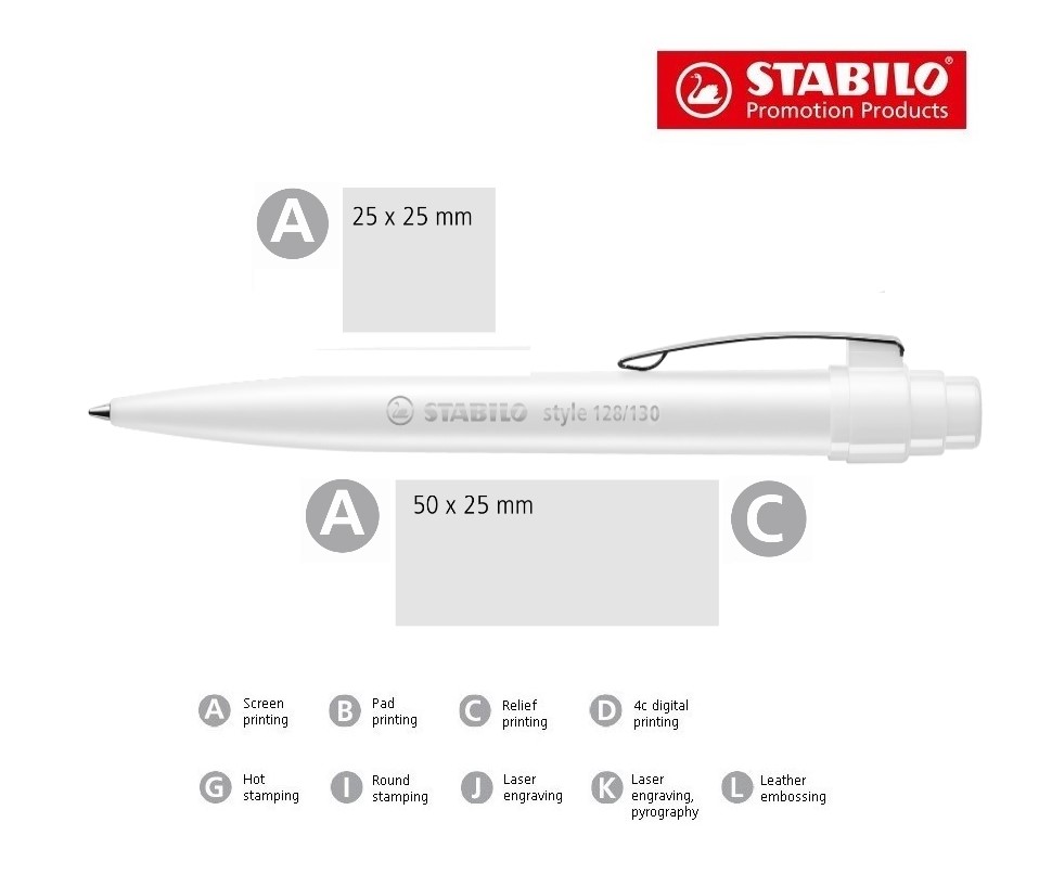 STABILO style Kugelschreiber mit Metallclip