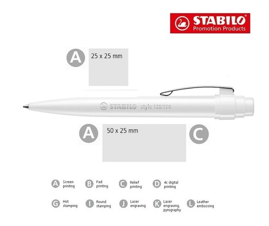 STABILO style Kugelschreiber mit Metallclip
