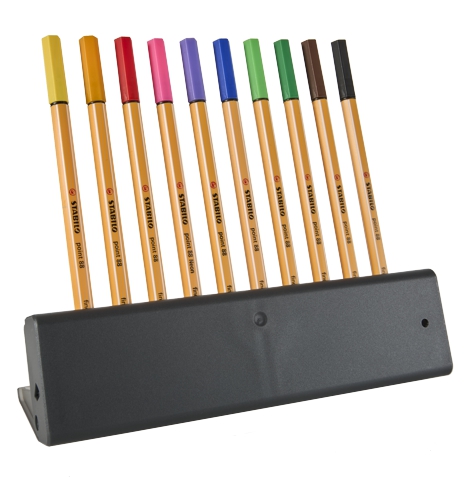 STABILO point 88 Click Set für 10 Fineliner