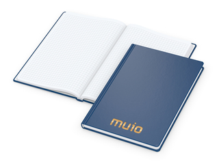 Notizbuch Hardcover Easy-Book Vollkaro A5, Goldprägung inkl.