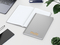 Notizbuch Hardcover Easy-Book Vollkaro A5, Goldprägung inkl.