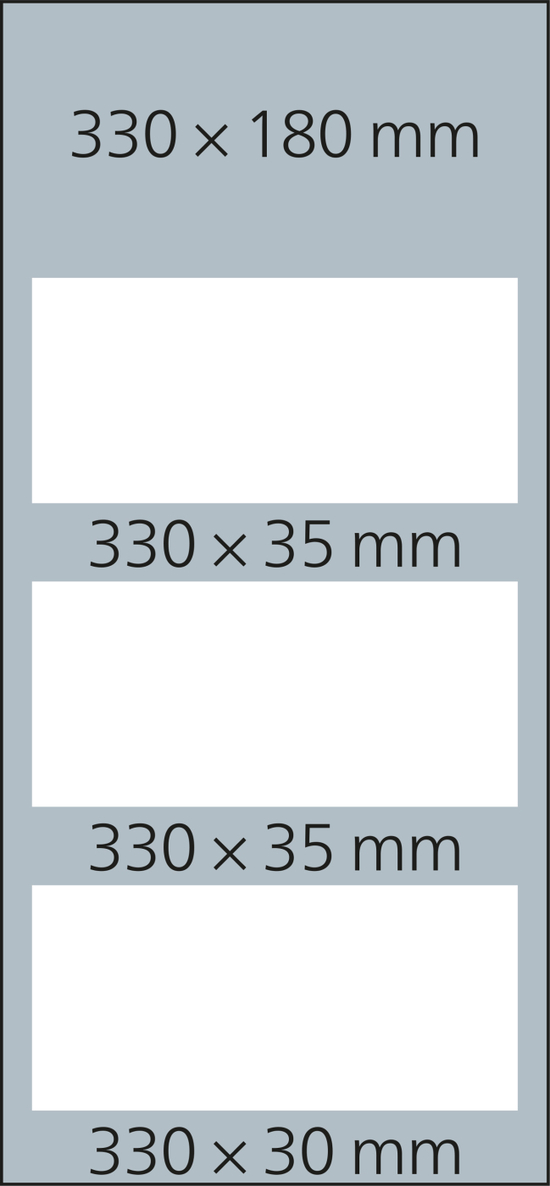 3-Monatskalender Mehrblock Profil 3 RECYCLING Schrift modern