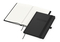 Notizbuch Hardcover Black-Book RECYCLING Ausstattung schwarz A5, Blindprägung inkl.
