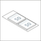Haftnotiz-Karte Note-Card 2 Haftnotizblöcke 72 × 72 mm Trägerkarte, Haftzettel-Gestaltung weiß