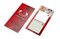 Haftnotiz-Karte Note-Card 2 Haftnotizblöcke 72 × 72 mm Trägerkarte, Haftzettel-Gestaltung individuell