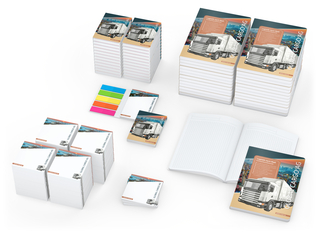 Spar-Set Soft-Notes 300 Haftnotizen Notizbücher mit Softcover