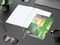 Notizbuch Memo-Book Umfang klein Hardcover individuell bedruckt, DIN A4, Lineatur Punktraster, Einband-Oberfläche glänzend