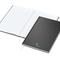 Notizbuch Memo-Book Umfang klein Hardcover matt-farbig, DIN A4, Lineatur Winkelkaro