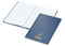 Notizbuch Memo-Book Umfang klein Hardcover matt-farbig, DIN A5, Lineatur Winkelkaro