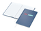 Notizbuch Memo-Book Umfang klein Hardcover matt-farbig, DIN A5, Lineatur Winkelkaro