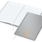 Notizbuch Memo-Book Umfang klein Hardcover matt-farbig, DIN A5, Lineatur Winkelkaro