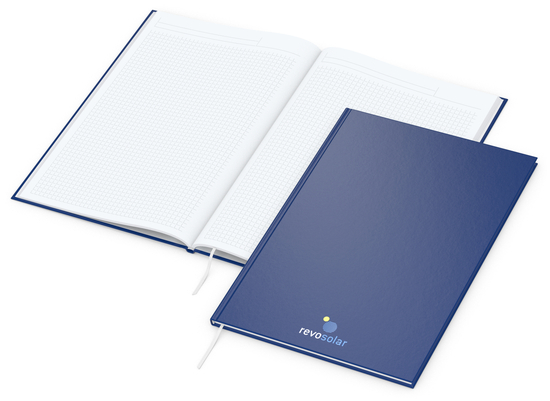Notizbuch Memo-Book EXPRESS Umfang klein Hardcover matt-farbig, DIN A4