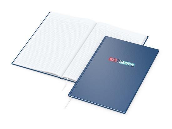Notizbuch Memo-Book EXPRESS Umfang klein Hardcover matt-farbig, DIN A4