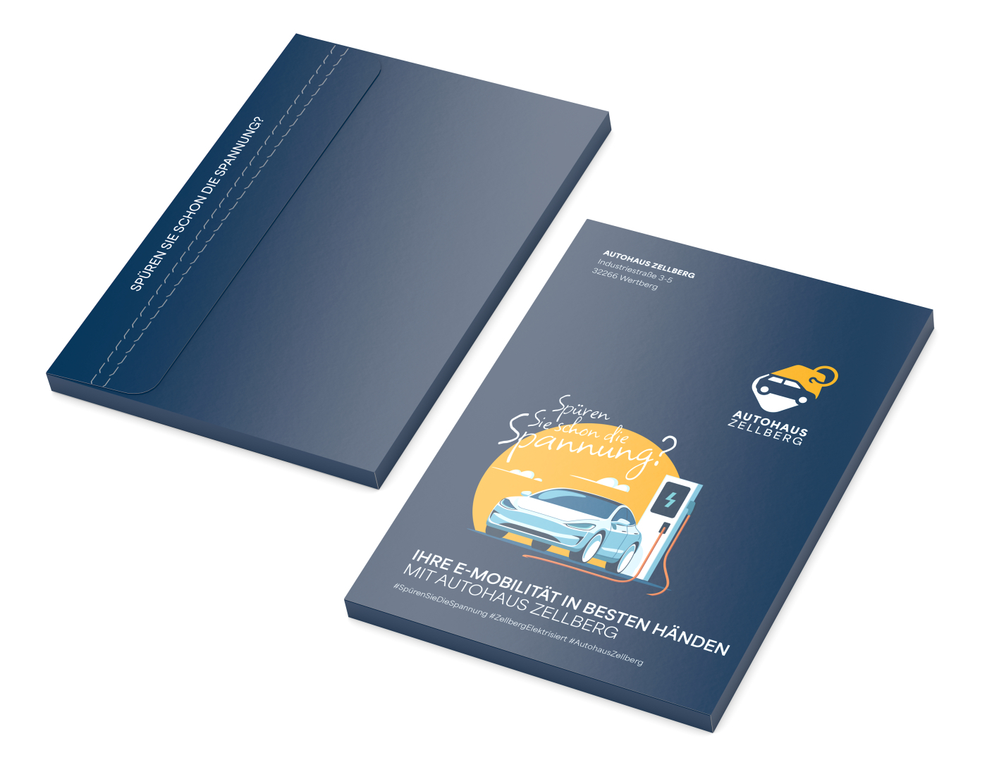 Versandmappe A4 Unterlagenversand, Druck 4/4farbig, Fenster nein
