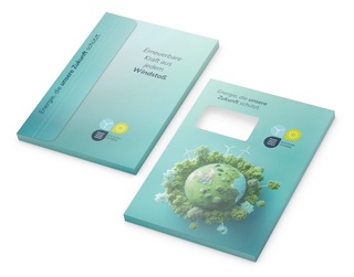 Versandmappe RECYCLING A4 Unterlagenversand, Druck 4/0farbig, Fenster ja