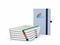 Notizbuch Ocean-Book RECYCLING rPET-Hardcover farbig A5, Lineatur Punktraster, Material-Infoblatt nein