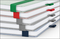 Notizbuch Ocean-Book RECYCLING rPET-Hardcover farbig A5, Lineatur Punktraster, Material-Infoblatt ja