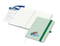 Notizbuch Ocean-Book RECYCLING rPET-Hardcover farbig A5, Lineatur Winkelkaro, Material-Infoblatt ja