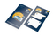 Haftnotiz-Karte Note-Card Form 2 Haftnotizblöcke formgestanzt Trägerkarte, Haftnotiz-Form (oben – unten) Blitz – Sprechblase