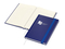 Notizbuch Visco-Book Buchleinen-Hardcover farbig A5, Papierfarbe/Lineatur Cremefarben/Winkelkaro, Silberprägung inkl.