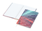 Notizbuch Note-Book Ecken spitz Hardcover individuell bedruckt, DIN A4, Lineatur Punktraster, Einband-Oberfläche matt