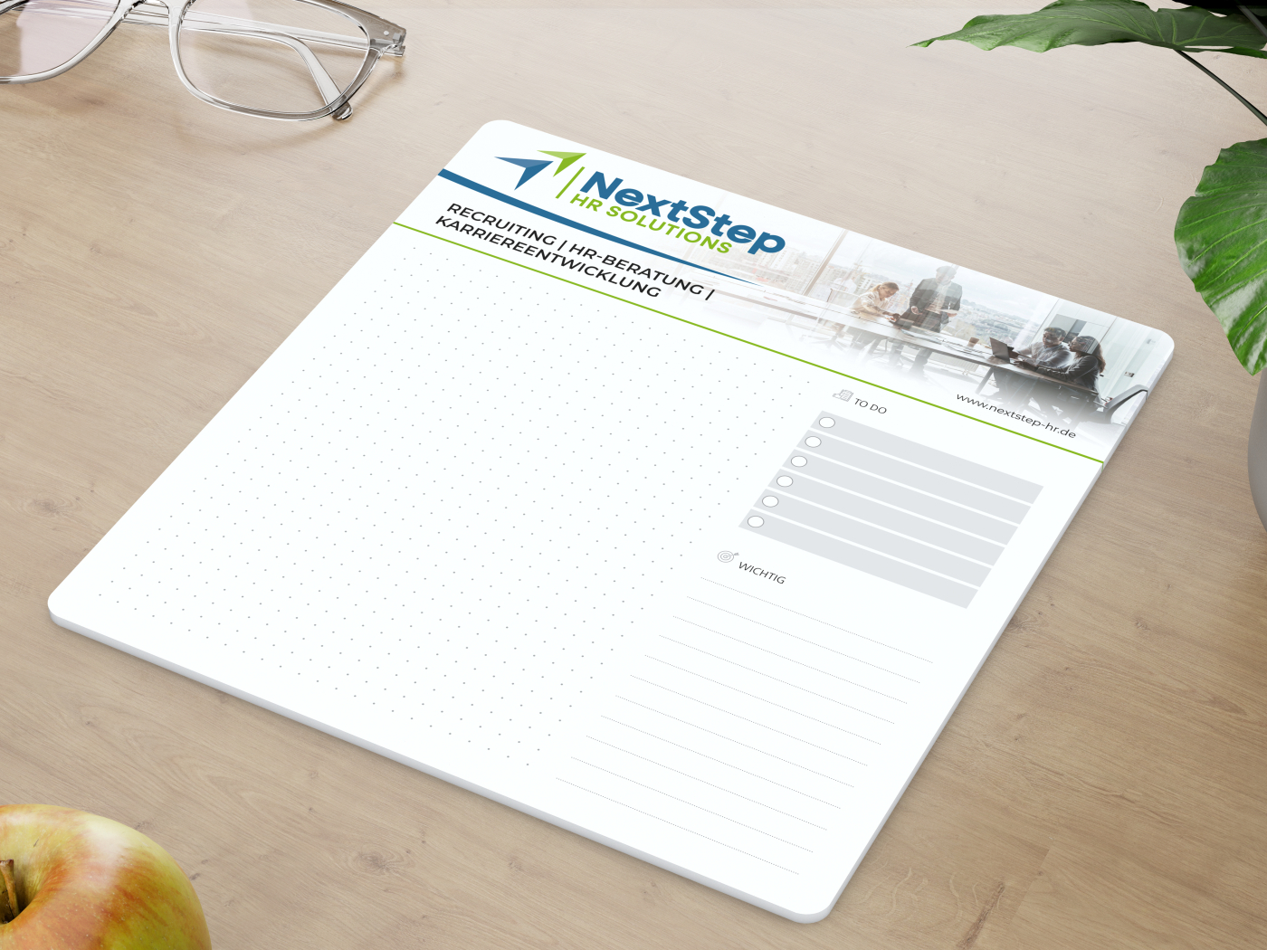 Haftnotiz-Mousepad orgaLine Deskpad Notizen To-dos Prioritäten