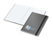 Notizbuch Hardcover Smart-Book Gummiband breit, DIN A4, Siebdruck-Digital inkl.