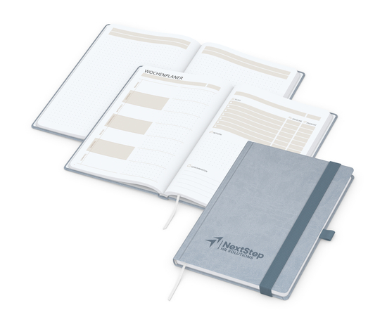 Notizbuch Hardcover orgaLine Mainbook Wochenplaner To-dos Prioritäten Ideen, Papierfarbe Hochweiß