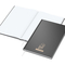 Notizbuch Note-Book Ecken spitz Hardcover matt-farbig, DIN A4, Lineatur Punktraster