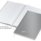 Notizbuch Note-Book Ecken spitz Hardcover matt-farbig, DIN A4, Lineatur Winkelkaro