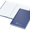 Notizbuch Note-Book Ecken spitz Hardcover matt-farbig, DIN A5, Lineatur Winkelkaro