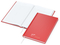 Notizbuch Note-Book Ecken spitz Hardcover matt-farbig, DIN A5, Lineatur Winkelkaro