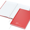 Notizbuch Note-Book Ecken spitz Hardcover matt-farbig, DIN A5, Lineatur Winkelkaro