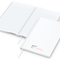 Notizbuch Note-Book Ecken spitz Hardcover matt-farbig, DIN A5, Lineatur Winkelkaro
