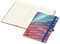 Notizbuch Match-Book Papier-Hardcover individuell bedruckt, DIN A4, Papierfarbe/Lineatur Cremefarben/Winkelkaro, Einband-Oberfläche glänzend