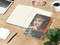 Notizbuch Match-Book Papier-Hardcover individuell bedruckt, DIN A4, Papierfarbe/Lineatur Cremefarben/Winkelkaro, Einband-Oberfläche matt