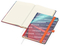 Notizbuch Match-Book Papier-Hardcover individuell bedruckt, DIN A5, Papierfarbe/Lineatur Cremefarben/Winkelkaro, Einband-Oberfläche glänzend
