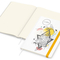 Notizbuch Match-Book Naturpapier-Hardcover individuell bedruckt, DIN A4, Papierfarbe/Lineatur Cremefarben/Punktraster, Einband-Papierfarbe Weiß