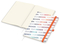 Notizbuch Match-Book Naturpapier-Hardcover individuell bedruckt, DIN A4, Papierfarbe/Lineatur Cremefarben/Punktraster, Einband-Papierfarbe Weiß